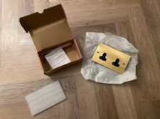 Wandsworth Classic Square Edged 5A Round Pin Socket Outlet MSR127017/AS