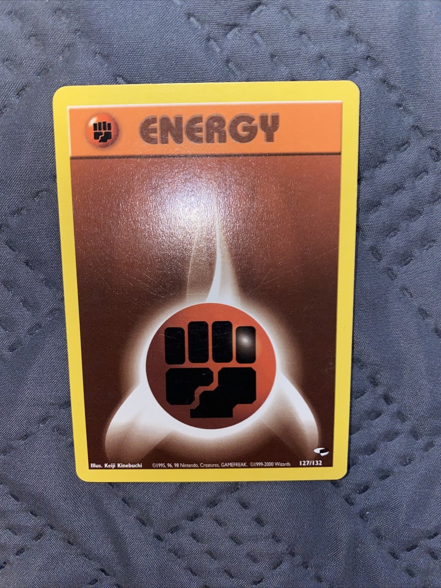 1999-2000 Fighting Energy Rock Pokémon Card 127/132 (Pack of 14