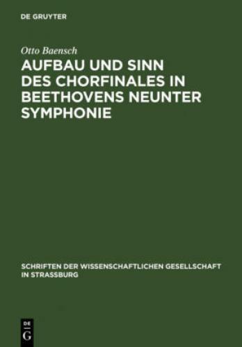 Thumbnail - Aufbau Und Sinn Des Chorfinales In Beethovens Neunter Symphonie 6749