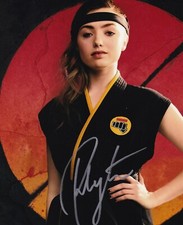 PEYTON LIST signed autograph 20x25cm COBRA KAI in person autograph COA
