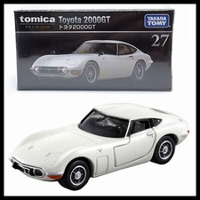 TOMICA PREMIUM 27 TOYOTA 2000GT 1/59 TOMY DIECAST CAR NEW WHITE