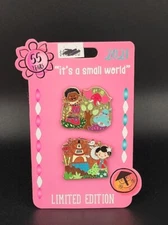 Disney IT'S A SMALL WORLD LE pin collection 2021 55 years Africa Japan
