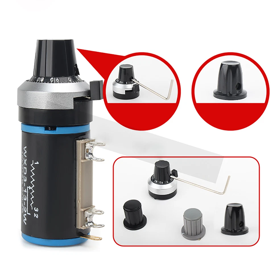 WXD3-13-2W 10 Turn Potentiometer Wirewound Variable Precision Multi-Turn POT - Image 4 of 4