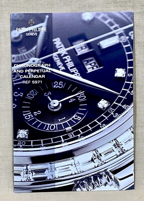 PATEK PHILIPPE Booklet 5971 Chrono Perpetual Calendar Caliber CH