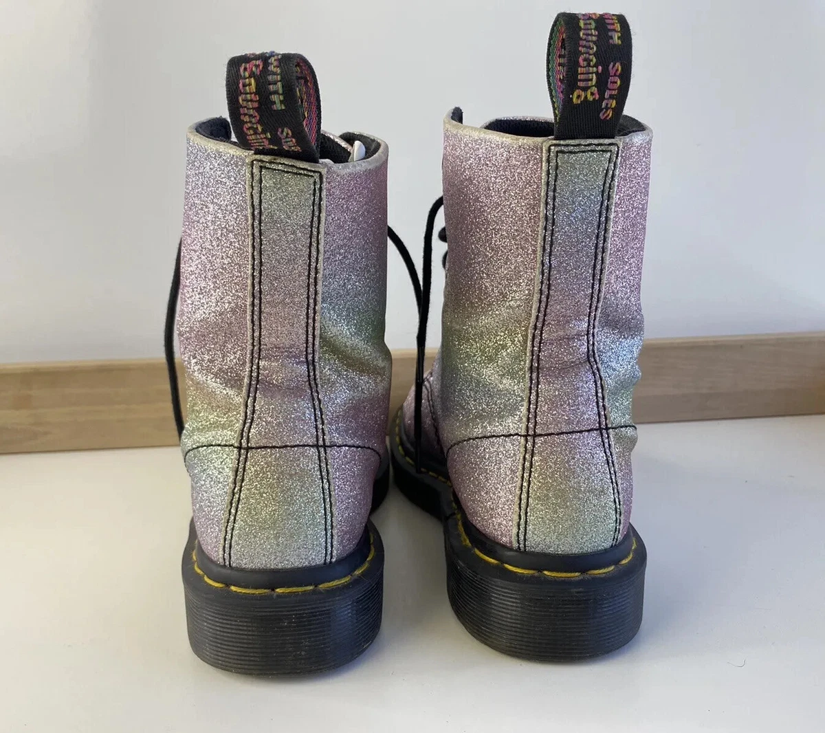 Glitter doc shop martens australia