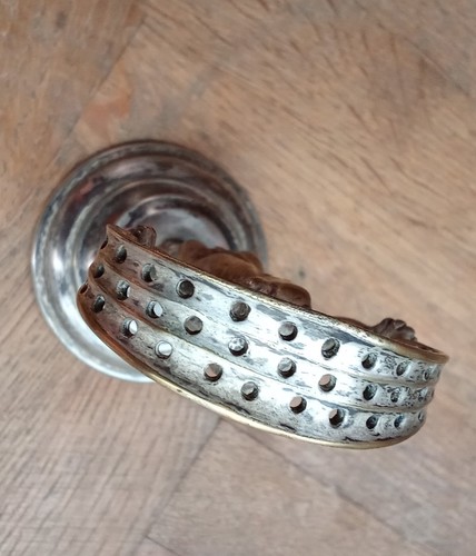 Jakubowsky&Jarra Zahnstock Halter aus Messing versilbert um 1900 - Bild 6 von 14