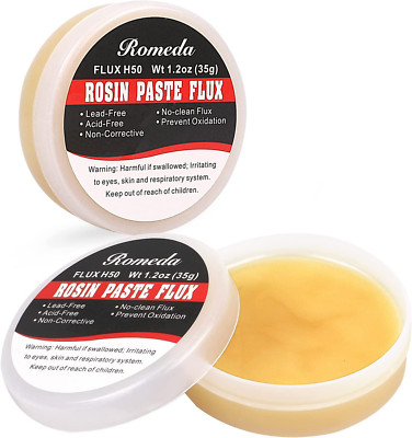 2 Jar Solder Flux, Flux for Soldering, Rosin Soldering Flux Paste for Lead-Free