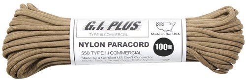 550LB PARACORD Nylon Rope Type III PARACHUTE ROPE (50 or 100 Feet) - Picture 7 of 23