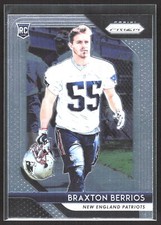 Braxton Berrios 2018 Panini Prizm Rookie Card  #287