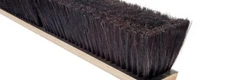 Magnolia Brush #1736 36" Black Horsehair Steel Wire Black Tampico Push Broom