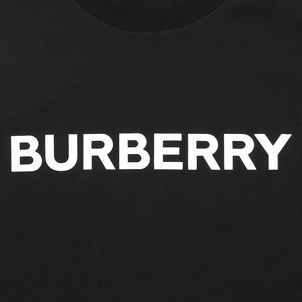 Tシャツ・カットソー BURBERRY 'Margot' T-shirt White/Black BURBERRY T-Shirt MARGOT Short Sleeve Jersey Cotton Logo