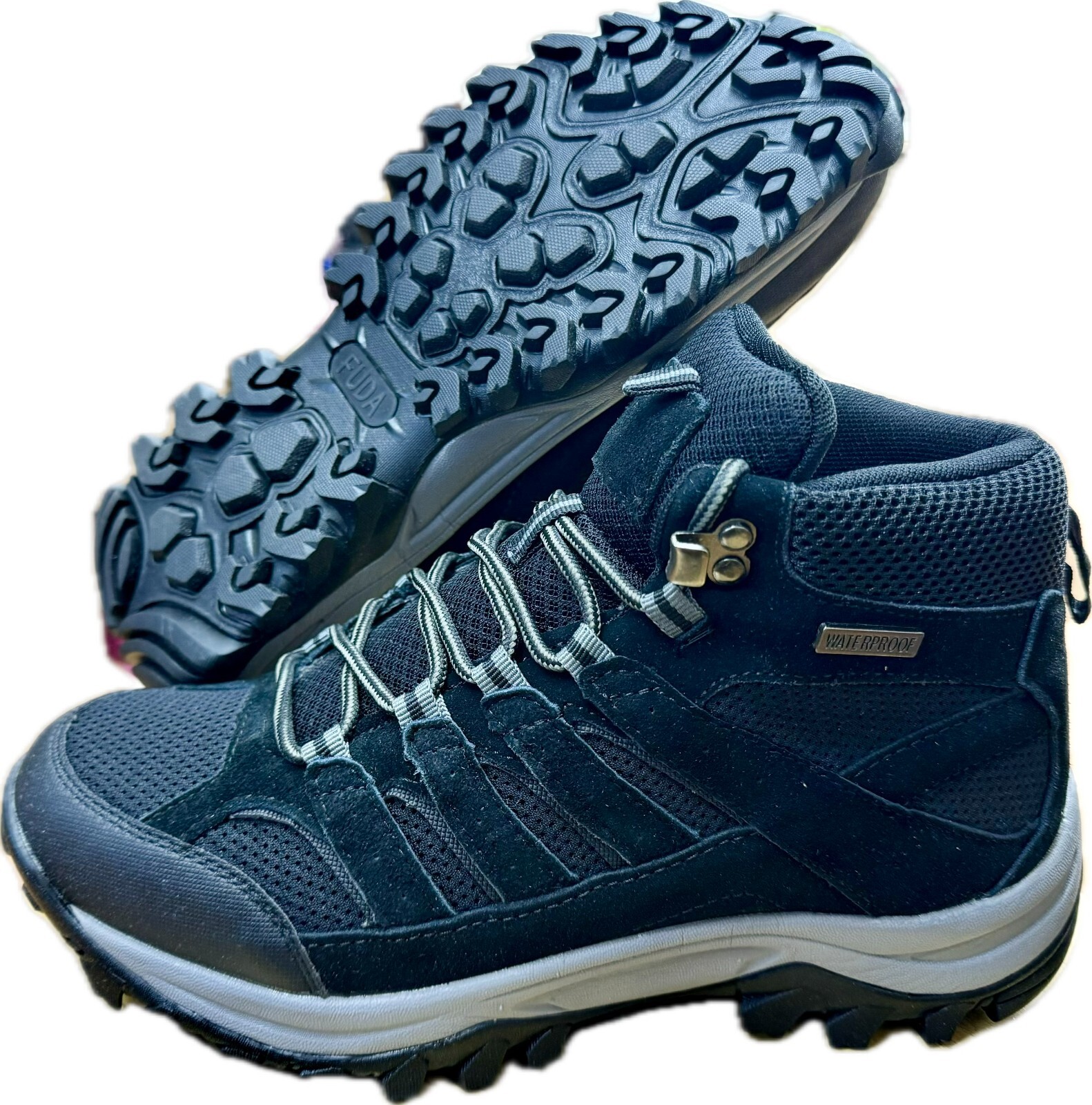 Hiking Waterproof Working Boots Black Brown Tan 666/555-1A 2