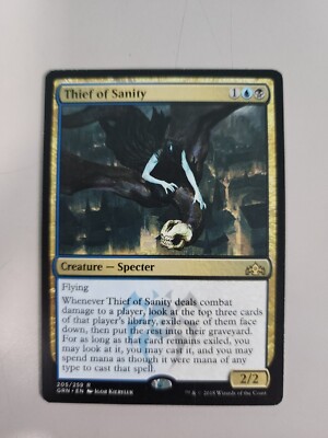 Mtg Guilds of Ravnica Rare Thief of Sanity #205 Mtg Guilds of Ravnica Rare Thief of Sanity #205
