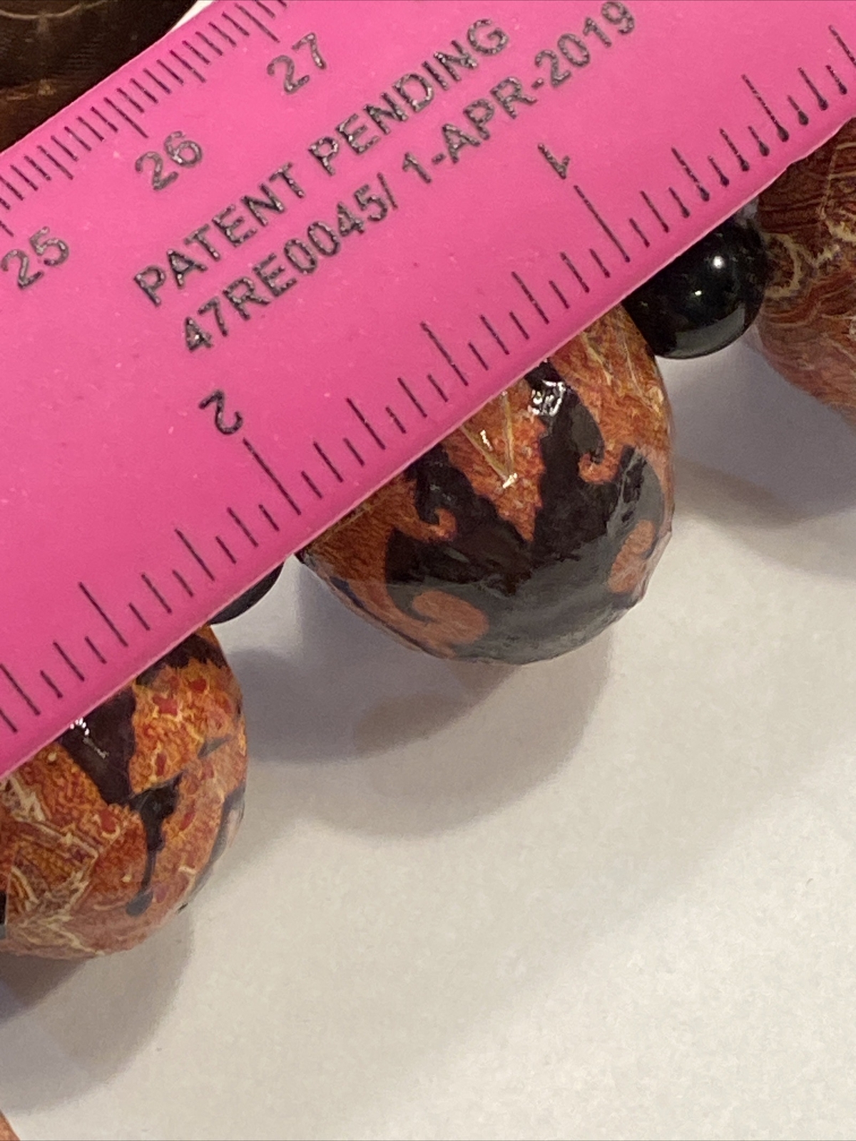 EXOTIC COMPOSITION GOLD PATTERN BEADS TORTOISESHE… - image 12