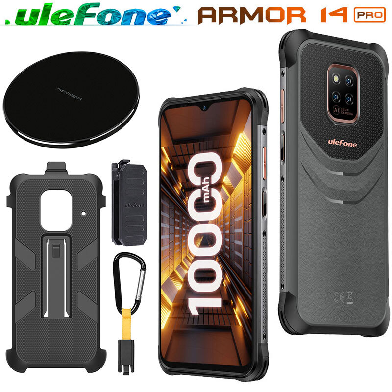 4G LTE Ulefone Armor 14 PRO Rugged Phone Android 12 Waterproof Mobile Dustproof