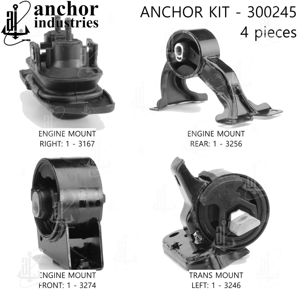 Kit de montaje de motor de anclaje para Dodge Journey 300245 11-19 Foto 2 de 4