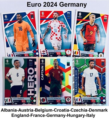 Match Attax Euro 2024 Germany Base From Albania To Italy Choose Your Cards