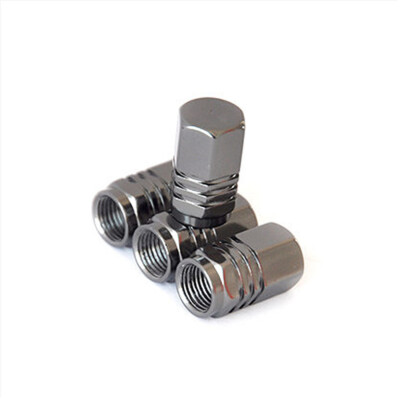 4x SUV Car Tyre Tire Wheel Rims Stem Air Valve Screws Cap Dust Cover Accessories