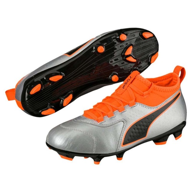 puma soccer cleats kids orange
