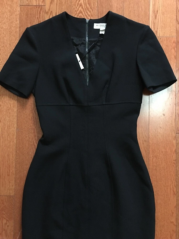 Black sales burberry dress
