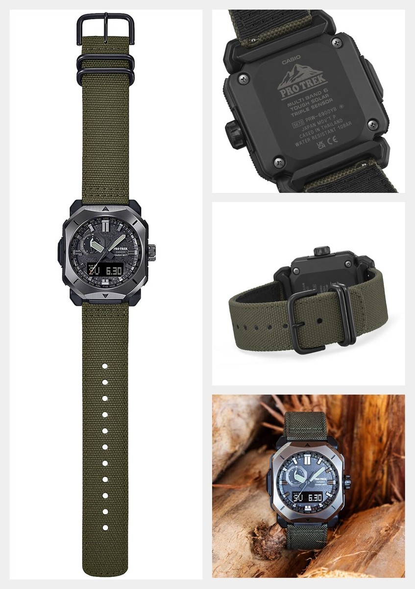 CASIO G-SHOCK GST-B100XA-1AJF Orologio Analogico Solare Ruvido Gomma