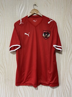Puma サッカーホームユニフォーム　ウルグアイ　2008 AUSTRIA 2008 2009 HOME FOOTBALL SHIRT SOCCER JERSEY PUMA sz L MEN
