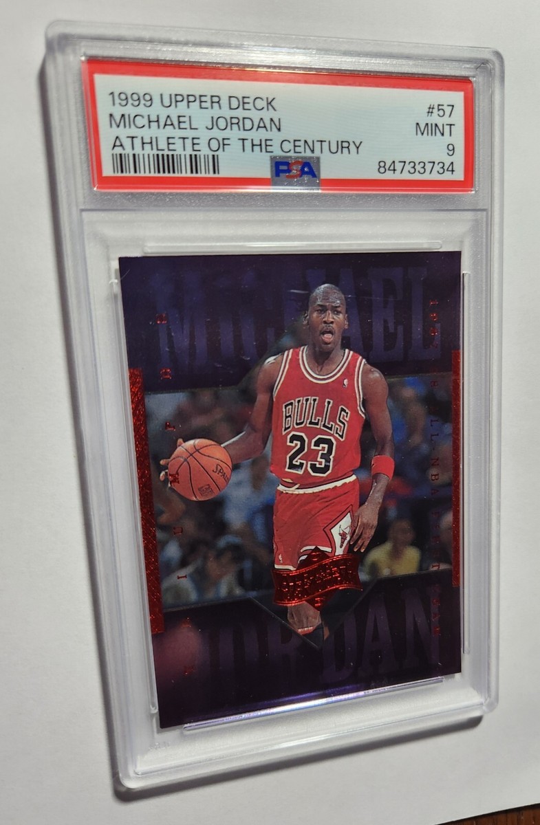 MICHAEL JORDAN -- 1999 UPPER DECK -- ATHLETE OF THE CENTURY MICHAEL JORDAN -- 1999 UPPER DECK -- ATHLETE OF THE CENTURY