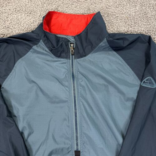 Vintage Nike ACG Windbreaker Men Large Blue Alpha Project Outer Layer 3 Gorp Y2K - Picture 3 of 12