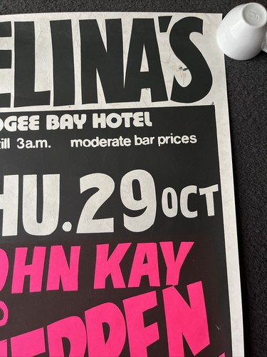 John Kay Steppenwolf - Selina’s Concert/Gig Poster - SIGNED - Hitman - Dee Minor - Picture 3 of 7