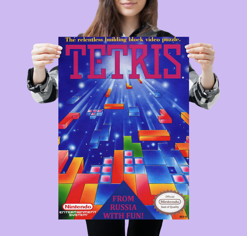 Retro NES Poster Vintage Super Nintendo Poster 80er 90er Jahre Wandkunst A5 A4 A3 A2 - Bild 48 von 52