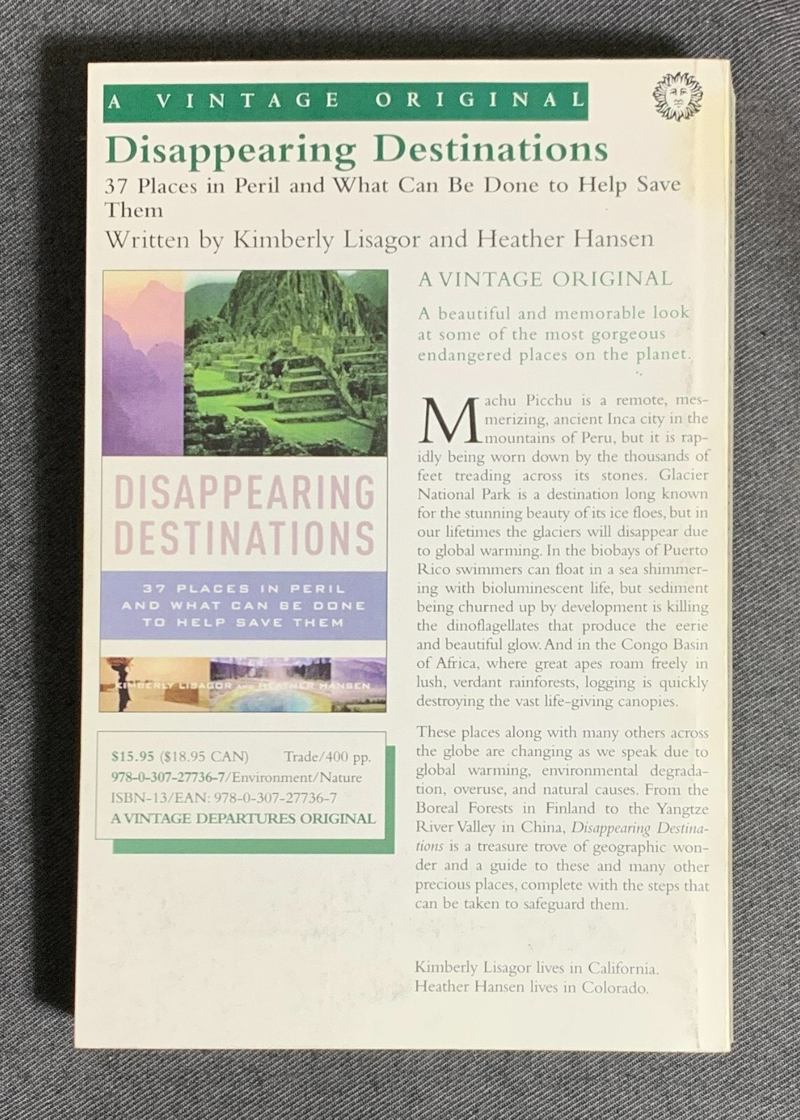 Disappearing Destinations UNCORRECTED PROOF 37 Places in Peril Climate Change