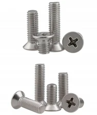 M3 M4 M5 stainless steel cross countersunk machine Screws flat head screw T819