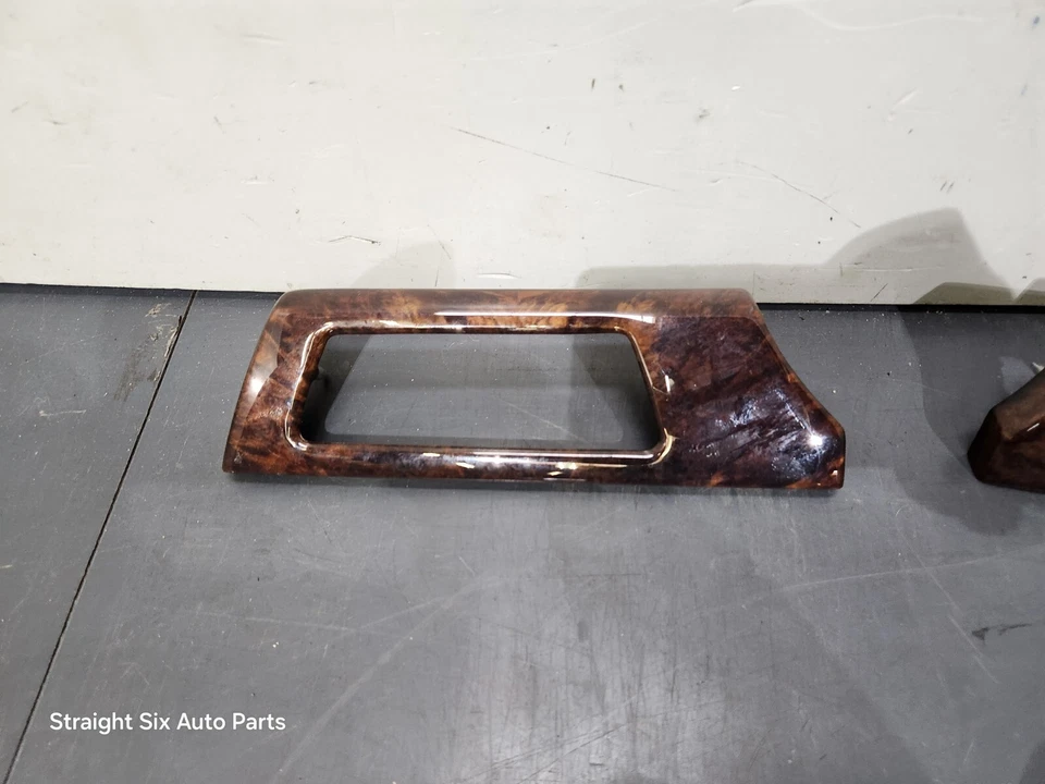 ✅06-08 OEM BMW E90 E91 325 335 tablero de puerta delantera trasera madera fina juego de molduras interiores* Foto 4 de 4