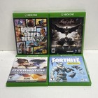 GTA V Batman Arkham Knight 4 Xbox One Game Lot Overwatch Fortnite Complete — photo 1