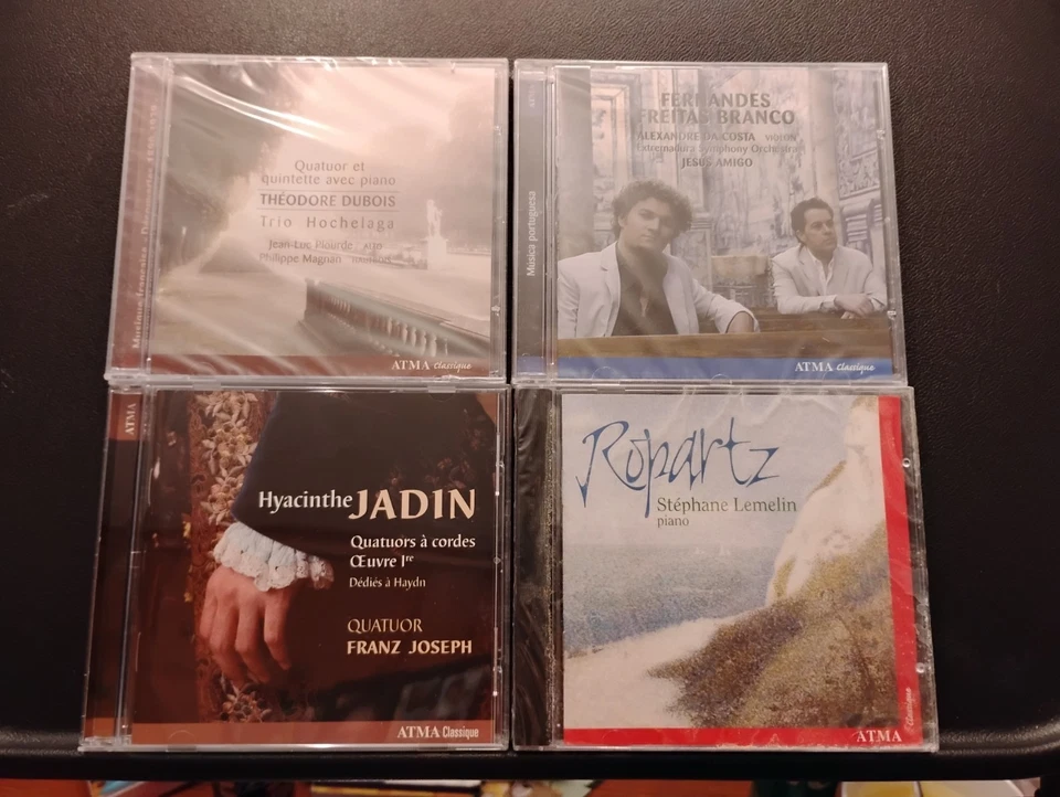 Лот из 4 классических компакт-дисков, лейбл ATMA, Rpartz, Jadin, Freitas, DuBois - Изображение 3 из 4