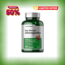 Ashwagandha Capsules  4500 mg  120 Count  by Horbaach