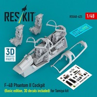 ResKit RSU48-0625 - 1:48 F-4B Phantom II Cockpit (Basic Edition, 3D Decals Incl
