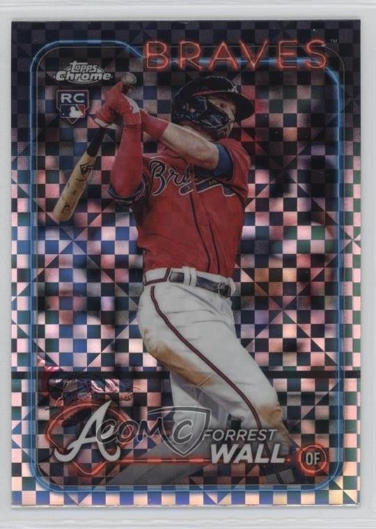 2024 Topps Chrome X-Fractor Forrest Wall #176 14ck