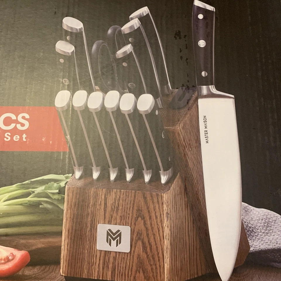 Набор из 15 профессиональных ножей ультрапремиум | немецкая нержавеющая сталь... элитный - Изображение 2 из 4