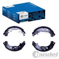 Hella BREMSBACKEN-SATZ 228,6Mm Hinterachse Passend FüR CitroËN Nemo Fiat