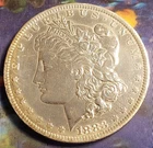 U.S. 1883 Morgan Silver Dollar GOOD CONDITION I FOUN IN OLD GRANDMA BOX #1804508