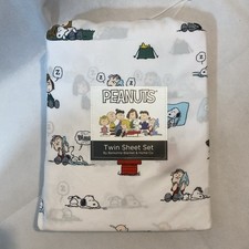 Peanuts Twin Sheet Set by Berkshire Snoopy Wo...