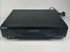 Sony SLV-N50 4-Head Hi-Fi Stereo VCR VHS Player Black, Tested, Vintage Analog