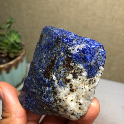 Natural Rough Lapis Lazuli original Crystal uncut Gemstone Mineral 87g A4441
