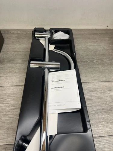 Signature Hardware SHSR7010CP Retrofit Shower with Slide Bar, Chrome - Picture 3 of 3