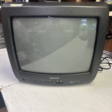 CRT TV Orion 13" TV1334A Retro Gaming Audio/Video Nintendo NES Sega Tested Works