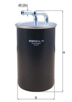 Mahle Kraftstofffilter Kl 737 Leitungsfilter FüR Lancer Mitsubishi Outlander 2 8