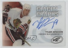 2005-06 Upper Deck Ice Glacial Graphs Tyler Arnason #GG-TA Auto 1e15