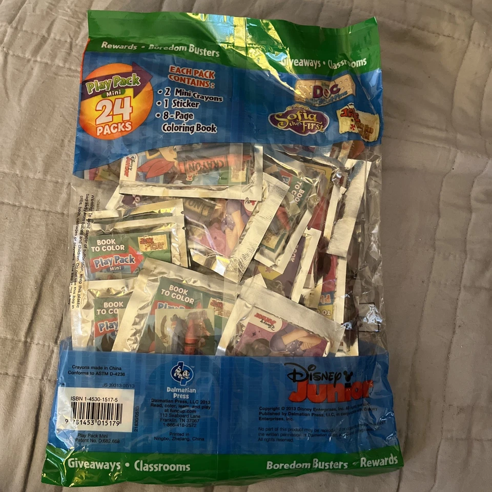 Disney Party Favor упаковка 24 шт. с Доком Макстаффином София Первая, Джейк Неверленд - Изображение 2 из 4