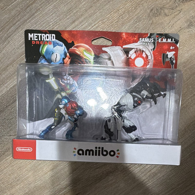 Nintendo amiibo Samus Aran & E.M.M.I. Metroid Dread NFC Compatible Figure Pack